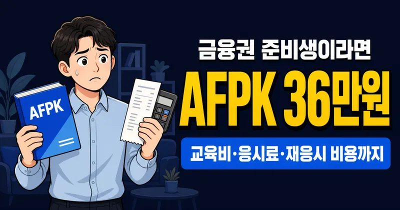 AFPK 취득비용 36만원부터, 교육비까지 내면 정말 회수될까?