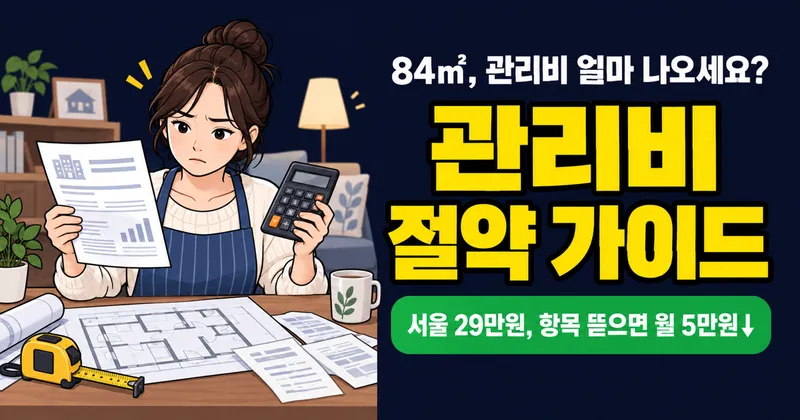 아파트 관리비 84㎡ 평균 24만 원, 우리 집만 더 내고 있는 건 아닐까?