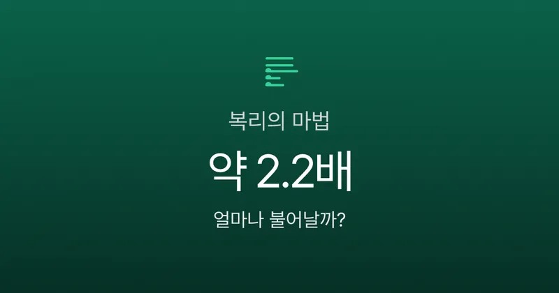 복리의 마법: 부를 불리는 가장 빠른 길 (계산기 포함)