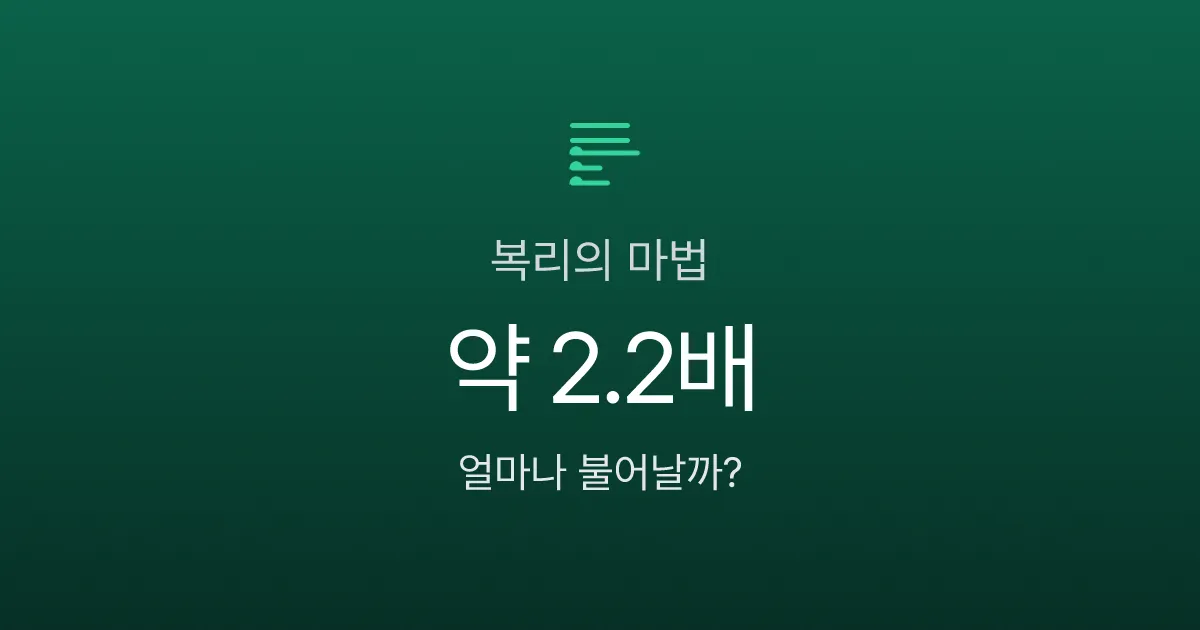 복리의 마법: 부를 불리는 가장 빠른 길 (계산기 포함)