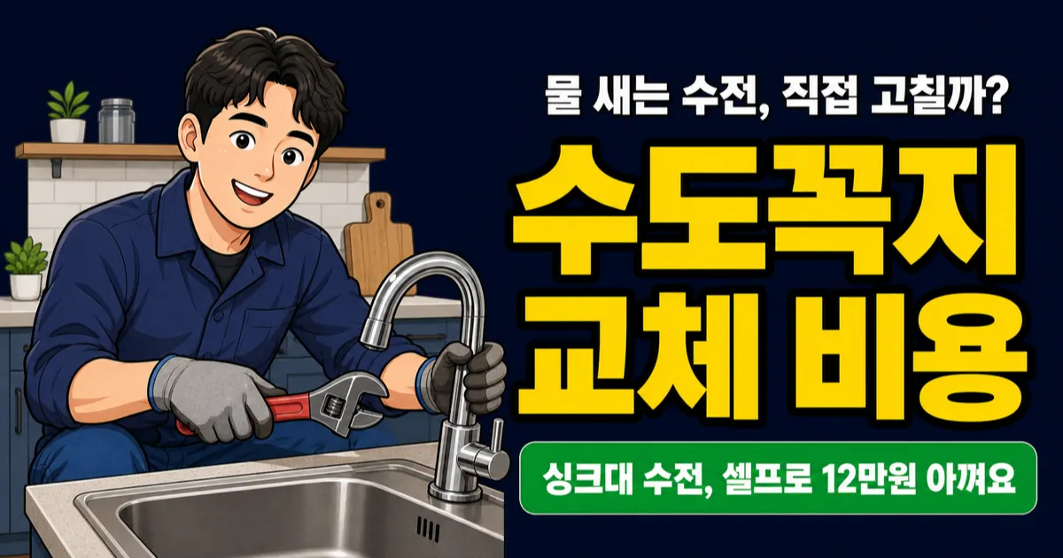 수도꼭지 교체 비용 분석