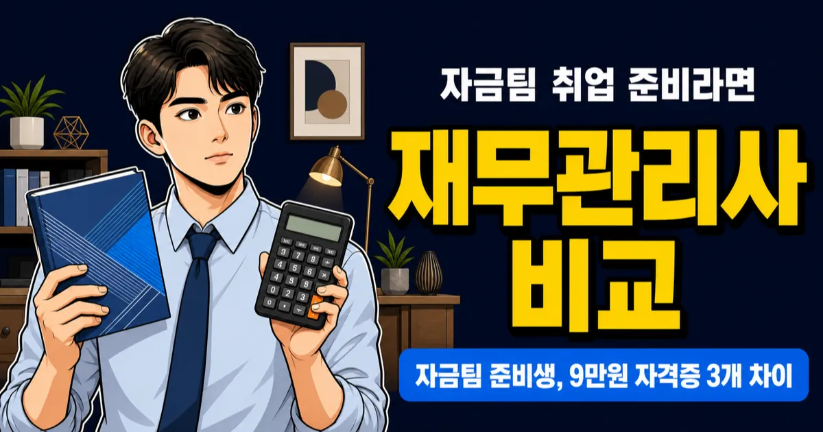 재무관리사 응시료 9만원, 재경관리사·AFPK와 뭐가 다른지 비교했습니다