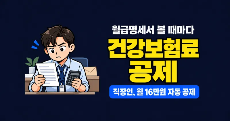 건강보험료 왜 이렇게 많이 뗄까? 2026 월급별 실제 공제액