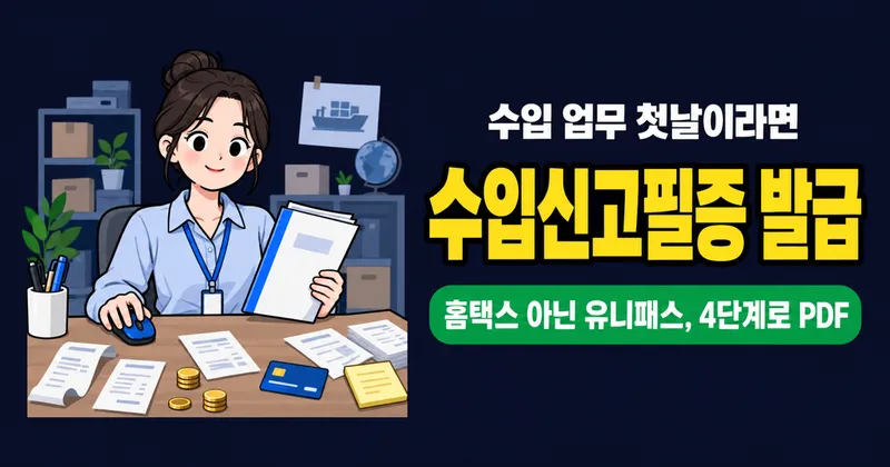 수입신고필증 발급 4단계, 세금계산서와 뭐가 다를까?