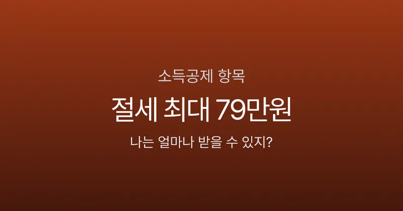 소득공제 항목, 연봉 5천만원이면 최대 얼마까지? 놓치면 수십만원 손해