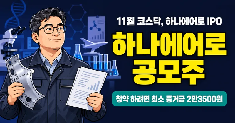 하나에어로다이내믹스 공모주, 최소 증거금 2만3500원? 매출 91%는 고객사 2곳