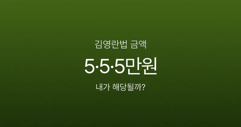 김영란법 금액, 밥값 5만원에 선물 5만원? 잘못 알면 과태료 냅니다