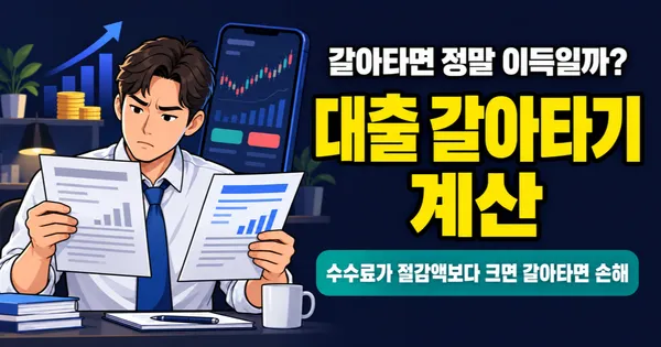 대출 갈아타기 A to Z: 시기·조건·손익 계산 총정리