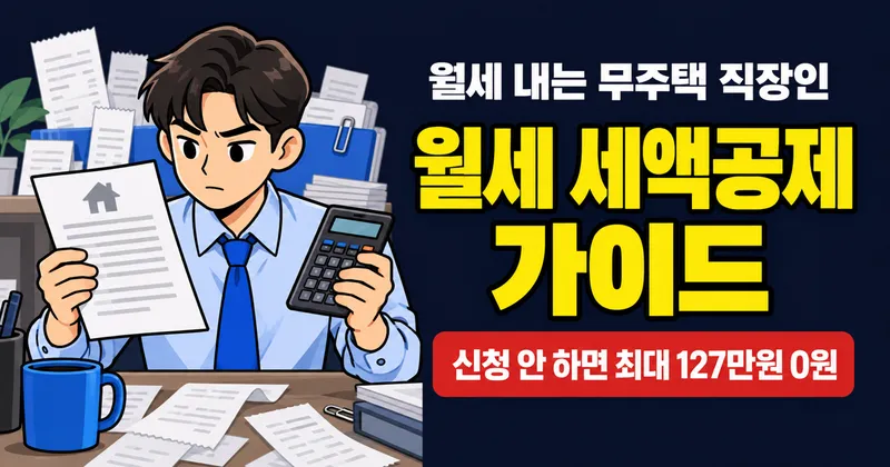 월세 사는 직장인 90%가 놓치는 세액공제 (2026 연말정산)