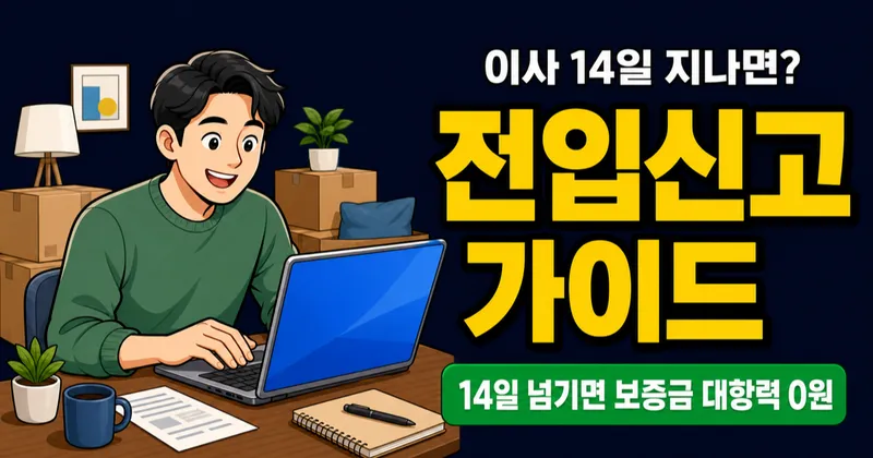 전입신고 14일 안에 안 하면 과태료 5만원, 대항력도 날아간다?