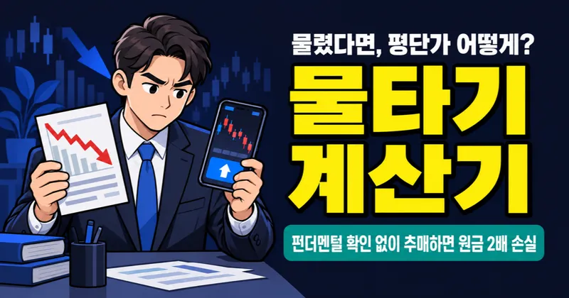 물타기 전략, 언제 어떻게 해야 할까? 평단가 낮추고 수익률 높이는 현명한 투자법
