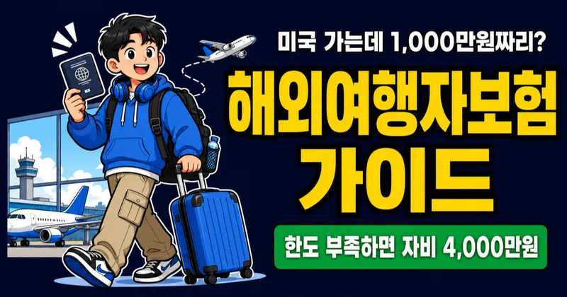 해외여행자보험 7,400원부터, 미국 갈 땐 3,000만원 한도 못 채우면 병원비 폭탄?