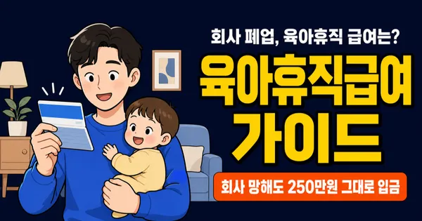 육아휴직 중 회사가 폐업했다, 급여 250만원 끊기는 걸까?