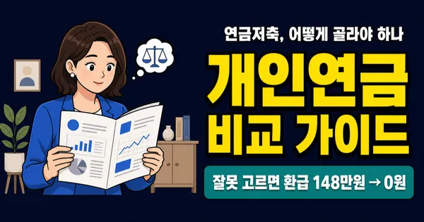 개인연금 종류 5가지, 세액공제 148만원 받으려면 뭐 골라야 할까?
