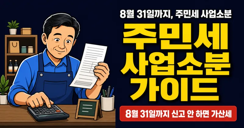 주민세 사업소분, 사업자라고 다 내는 거 아니다? 8천만원·330㎡가 가른다