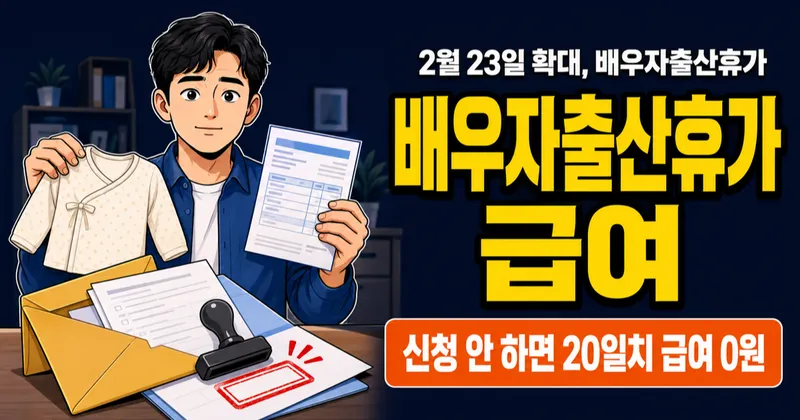 배우자출산휴가 20일, 연봉 4천만원이면 급여가 얼마일까?