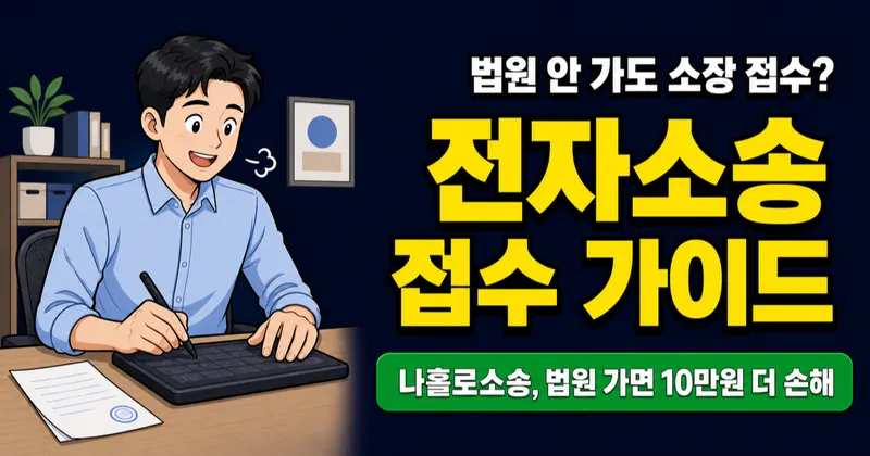 전자소송 인지대 10% 할인, 법원 안 가도 소장 접수된다는데 진짜일까?