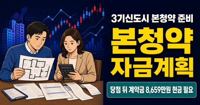 3기신도시 본청약, 계약금 8,600만원부터 가능할까?