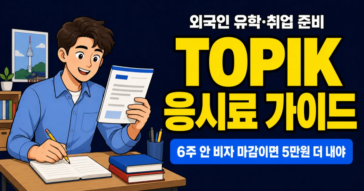 토픽 시험 응시료 4만~9.5만원, PBT vs IBT 5만원 차이는 어디서 오나?