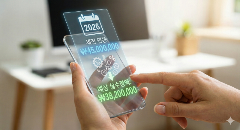 2026년 연봉 실수령액 미리보기